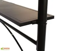 Habrita Carport Abri Pour Barbecue Acier Galvanisé Et époxy 1,5 X 2,5 M -magasin de mobilier d'extérieur abri barbecue etagere acier epoxy