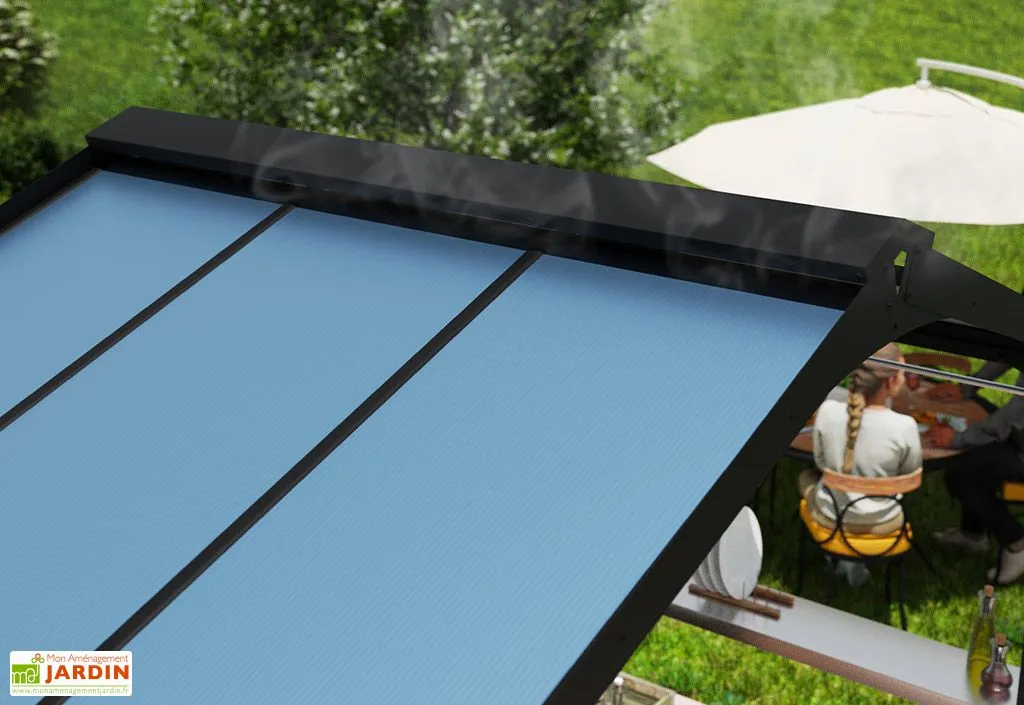 Canopia Abri Barbecue En Aluminium Et Polycarbonate 180 X 240 Cm – Austin 5 Canopia Abri Barbecue En Aluminium Et Polycarbonate 180 X 240 Cm – Austin – Image 5