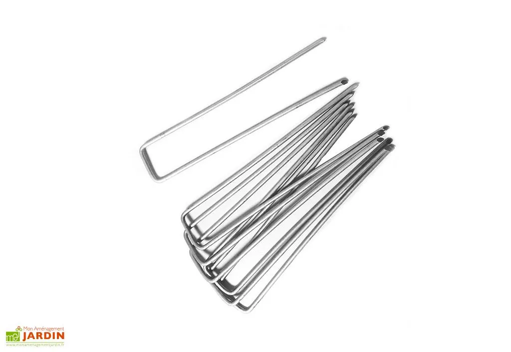 Agrafes Pour Gazon Synthétique James Grass - Lot De 10 1 Agrafes Pour Gazon Synthétique James Grass - Lot De 10