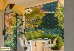 Phormalab Applique Chauffante Murale Infrarouge Avec Tige Arc Court 2000W (4 Coloris)