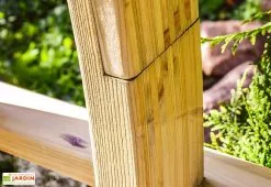 Jagram Arche De Jardin En Bois Traité - 245 X 29 X 221 Cm -magasin de mobilier d'extérieur arche bois traite