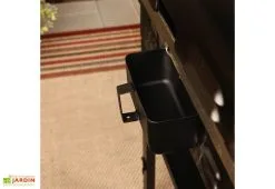 Plancha à Gaz 2 Brûleurs 34 KW Blackstone 28’’ + Couvercle -magasin de mobilier d'extérieur bac recuperateur graisse plancha blackstone