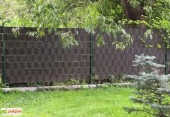 Rattan Art Brise Vue En Résine Tressée Bandes Effet 3D (plusieurs Coloris)