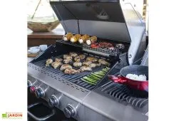 Nexgrill Barbecue Au Gaz En Acier De Luxe – 4 Brûleurs, 1 Brûleur Latéral Et Arrière -magasin de mobilier d'extérieur barbecue au gaz 6 bruleurs