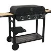 Cook In Garden Barbecue Au Gaz Sur Chariot En Métal - 4 Brûleurs