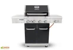 Nexgrill Barbecue Au Gaz En Acier De Luxe – 4 Brûleurs, 1 Brûleur Latéral Et Arrière