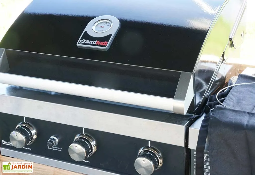 Grandhall Barbecue Gaz Encastrable Acier Noir Premium G3 Built-In 6 Grandhall Barbecue Gaz Encastrable Acier Noir Premium G3 Built-In – Image 6