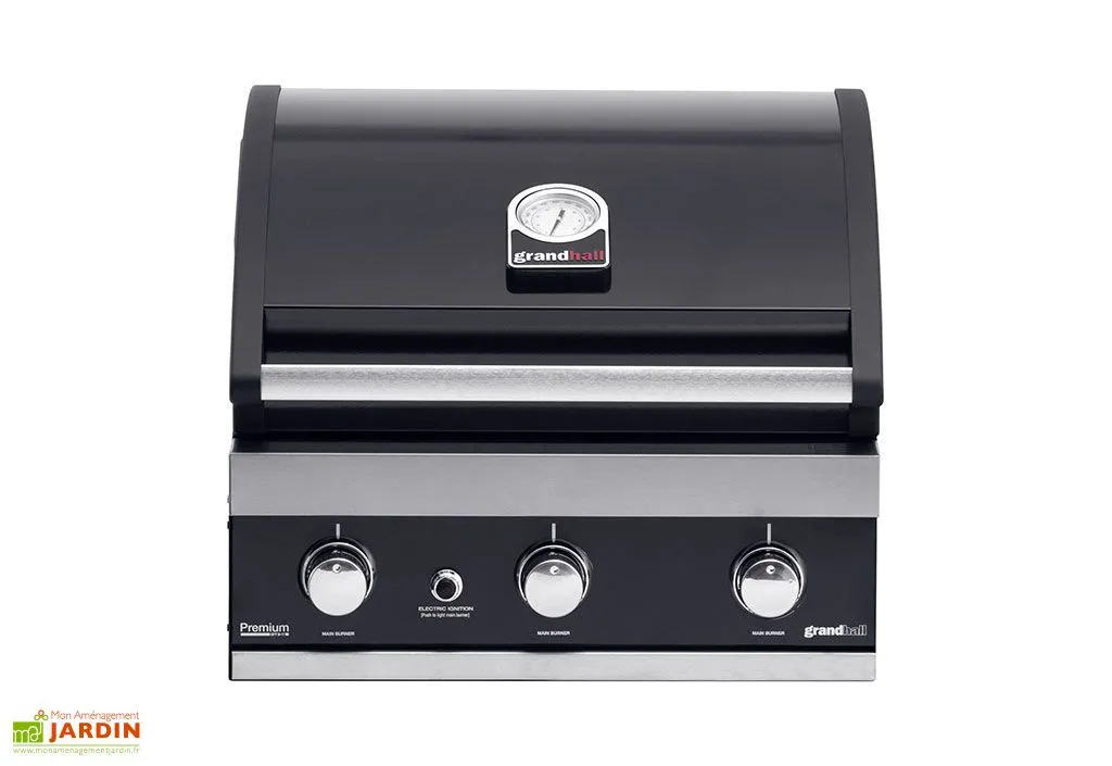 Grandhall Barbecue Gaz Encastrable Acier Noir Premium G3 Built-In 3 Grandhall Barbecue Gaz Encastrable Acier Noir Premium G3 Built-In – Image 3