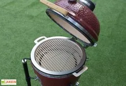 Fargau Barbecue Kamado En Céramique Monolith Junior ⌀ 47 Cm -magasin de mobilier d'extérieur barbecue kamado monolith junior rouge