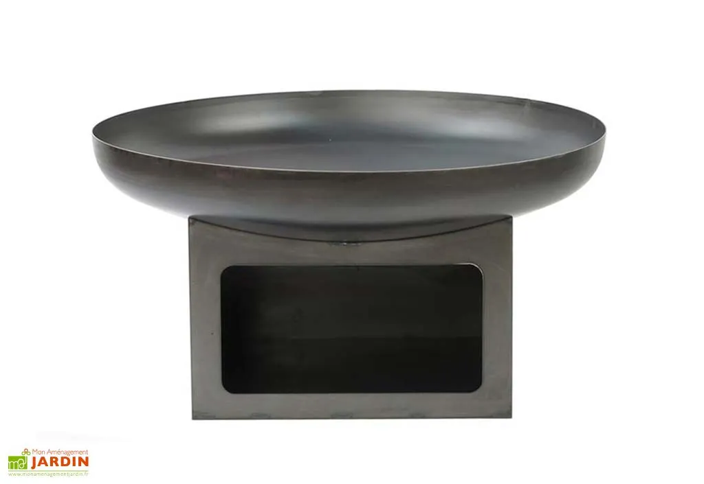 Farmcook Braséro De Jardin En Acier Brut Pan 12 - ⌀ 60 Cm 2 Farmcook Braséro De Jardin En Acier Brut Pan 12 - ⌀ 60 Cm – Image 2