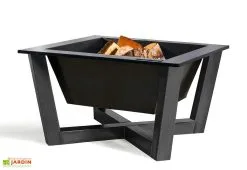 CooKking Braséro De Jardin En Acier Brasil 70 Cm – Pieds Bruts