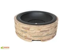 Westmann Braséro En Aluminium Imitation Pierre Ø 90 Cm