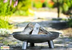 CooKking Braséro En Acier Bali + Grill Inox Sur Trépied 180 Cm -magasin de mobilier d'extérieur brasero acier bali 2