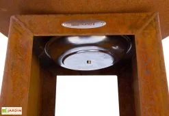 Remundi Braséro Barbecue En Acier Et Inox Avec Bûcher Ø62 Cm – Carus S -magasin de mobilier d'extérieur brasero acier barbecue grille cuisson remundi carus s 3