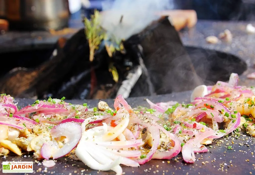 Remundi Braséro Barbecue En Acier Et Inox Ø102 Cm H105 Cm – Nero L105 4 Remundi Braséro Barbecue En Acier Et Inox Ø102 Cm H105 Cm – Nero L105 – Image 4