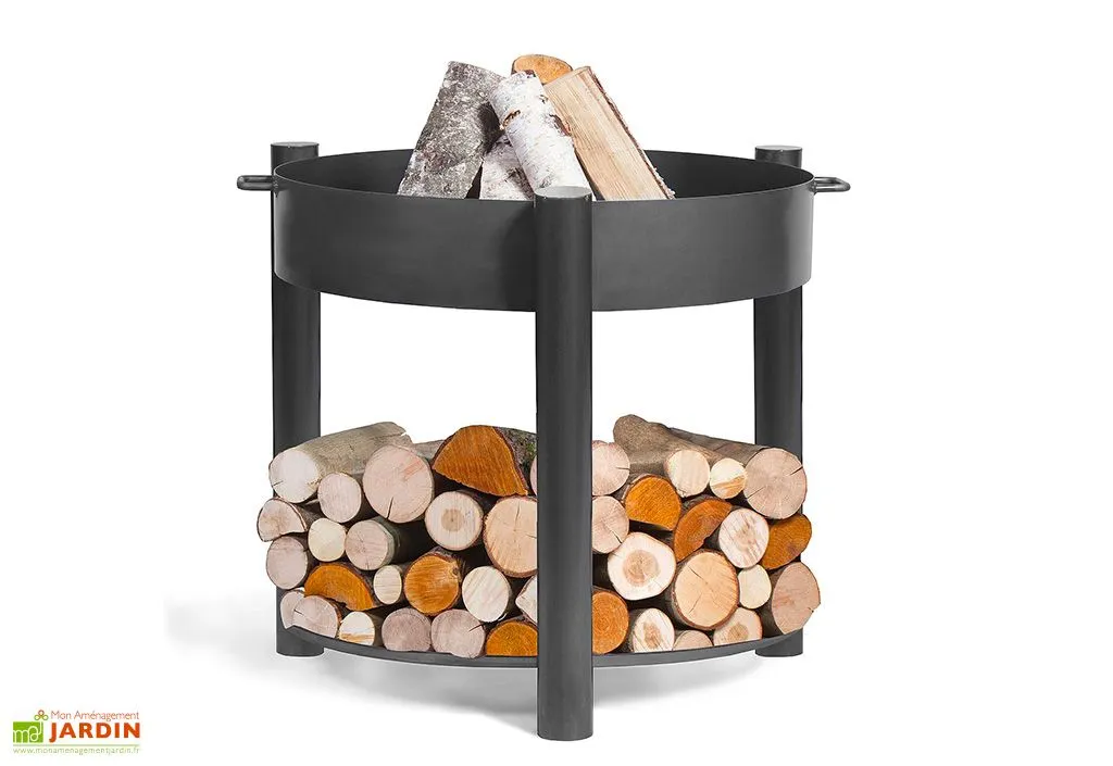 CooKking Braséro De Jardin En Acier Montana Haut Avec Bûcher (Pls Dimensions) 1 CooKking Braséro De Jardin En Acier Montana Haut Avec Bûcher (Pls Dimensions)