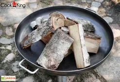 CooKking Braséro En Acier Bali + Grille De Cuisson (plusieurs Dimensions) 9 CooKking Braséro En Acier Bali + Grille De Cuisson (plusieurs Dimensions) -magasin de mobilier d'extérieur brasero acier noir brut bali grille cuisson 4 1