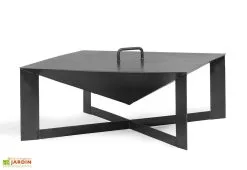 CooKking Braséro En Acier Cuba + Couvercle