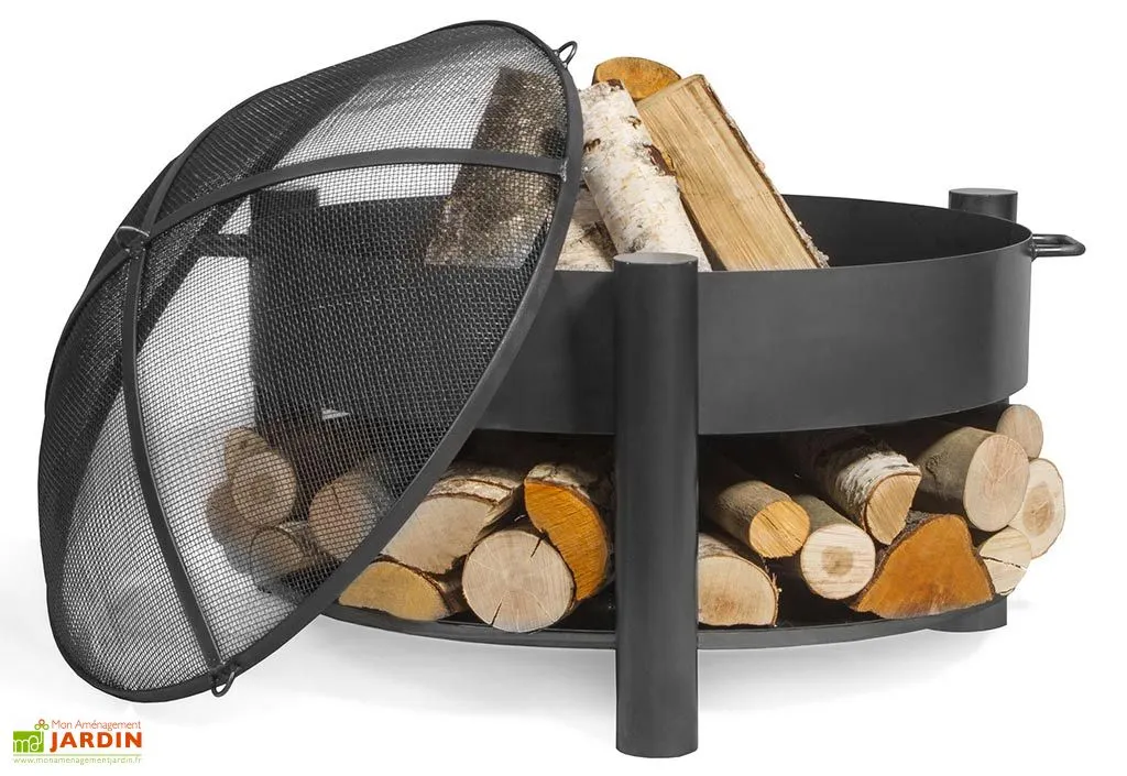 CooKking Braséro En Acier Montana + Pare Etincelles (plusieurs Dimensions) 1 CooKking Braséro En Acier Montana + Pare Etincelles (plusieurs Dimensions)