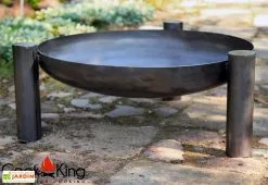 CooKking Braséro En Acier Palma + Pare Etincelles (plusieurs Dimensions) -magasin de mobilier d'extérieur brasero acier noir brut palma pare etincelles 5