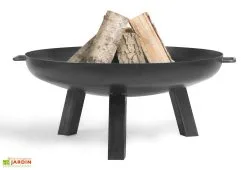 CooKking Braséro En Acier Polo (plusieurs Dimensions) -magasin de mobilier d'extérieur brasero acier noir brut polo