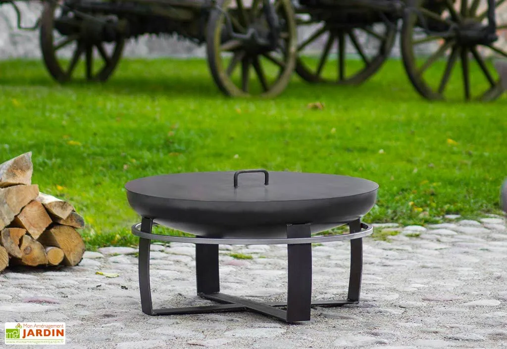 CooKking Braséro En Acier Viking + Couvercle (plusieurs Dimensions) 1 CooKking Braséro En Acier Viking + Couvercle (plusieurs Dimensions)