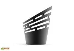 Huugy Braséro De Jardin Scilla En Acier Noir (pls Dim.) -magasin de mobilier d'extérieur brasero acier noir scilla huugy