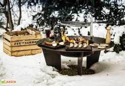 Feu Du Jardin Braséro Barbecue En Acier Olymp 100 Cm + Grille De Cuisson 9 Feu Du Jardin Braséro Barbecue En Acier Olymp 100 Cm + Grille De Cuisson -magasin de mobilier d'extérieur brasero barbecue acier olymp 100cm grille cuisson 1