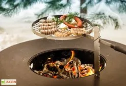 Feu Du Jardin Braséro Barbecue En Acier Olymp 100 Cm + Grille De Cuisson 11 Feu Du Jardin Braséro Barbecue En Acier Olymp 100 Cm + Grille De Cuisson -magasin de mobilier d'extérieur brasero barbecue acier olymp 100cm grille cuisson 3