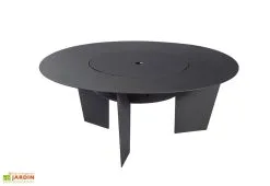 Feu Du Jardin Braséro Barbecue En Acier Olymp 100 Cm + Grille De Cuisson 8 Feu Du Jardin Braséro Barbecue En Acier Olymp 100 Cm + Grille De Cuisson -magasin de mobilier d'extérieur brasero barbecue acier olymp 100cm grille cuisson 8