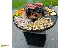 Atelier Brasero Brasero D’extérieur Avec Plaque De Cuisson En Acier – ø 85 Cm 6 Atelier Brasero Brasero D’extérieur Avec Plaque De Cuisson En Acier – ø 85 Cm -magasin de mobilier d'extérieur brasero circulaire cuisson