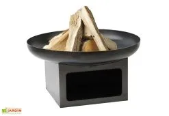 Farmcook Braséro De Jardin En Acier Brut Pan 12 - ⌀ 60 Cm