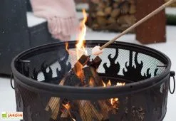 Redfire Braséro De Jardin En Acier Ø61 Cm + Grille Et Pare-étincelles - Blazer -magasin de mobilier d'extérieur brasero redfire blazer 2