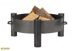 Farmcook Braséro De Jardin En Acier Brut Pan 33