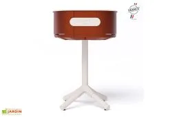 Aluvy Braséro Sur Pieds En Fonte D’aluminium - Sam -magasin de mobilier d'extérieur brasero sur pieds terracotta