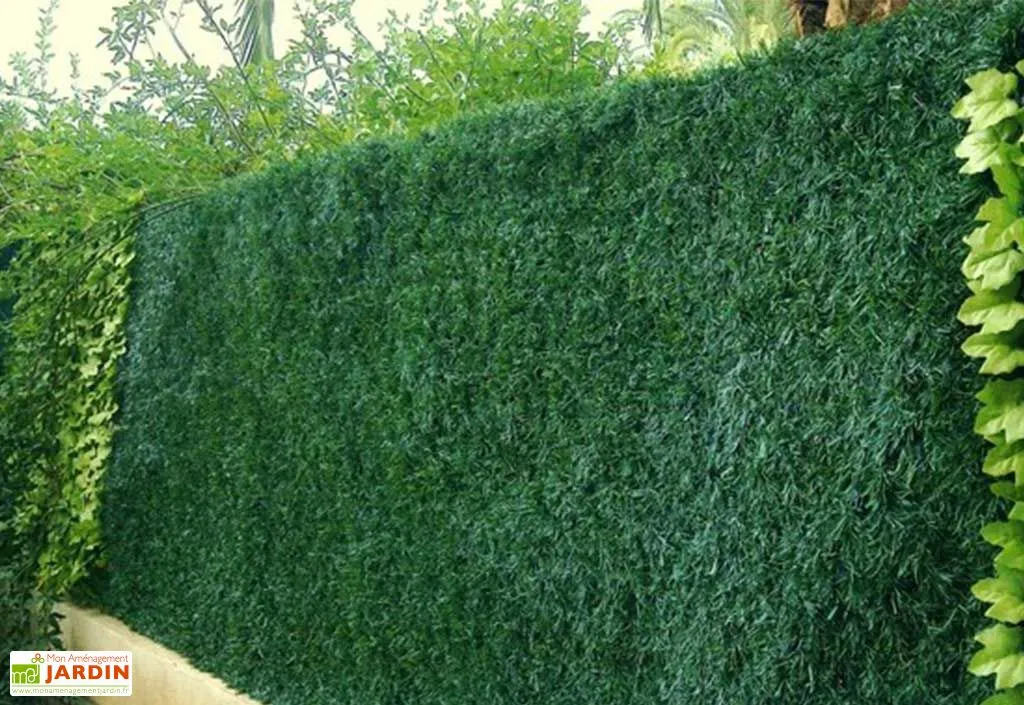 Jet7Garden Haie Artificielle En PVC De 243 Brins Lux - 3 X 1,50 M 1 Jet7Garden Haie Artificielle En PVC De 243 Brins Lux - 3 X 1,50 M