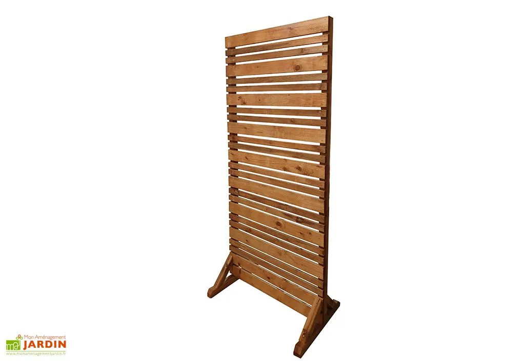 Jardipolys Brise-vue Sur Pieds En Bois Traité – Lign Z 1 Jardipolys Brise-vue Sur Pieds En Bois Traité – Lign Z