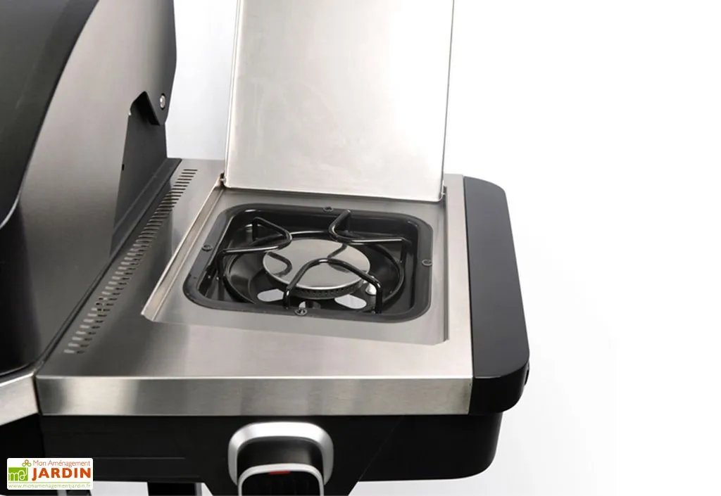 Hamson Barbecue Au Gaz En Inox Mercury 4T – 150 X 61 X 112 Cm 2 Hamson Barbecue Au Gaz En Inox Mercury 4T – 150 X 61 X 112 Cm – Image 2