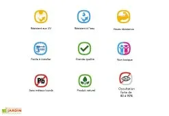 France Green Clôture Naturelle En Ecorces De Pins (1x5m) -magasin de mobilier d'extérieur canisse naturel ecorce pin 2