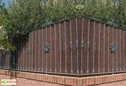 France Green Brise-Vue Naturel En Osier Clotûre 5 X 1 M