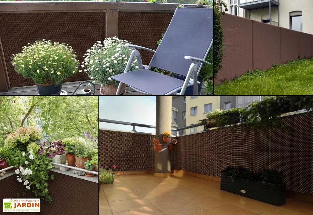 Rattan Art Brise Vue En Résine Tressée 1x3m (9 Coloris) 2 Rattan Art Brise Vue En Résine Tressée 1x3m (9 Coloris) – Image 2