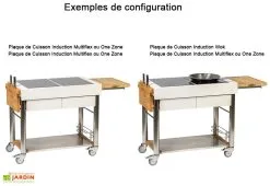 Indu+ Chariot Pour Cuisine Extérieure Aluminium Et Teck ServeBoy Duo 8 Indu+ Chariot Pour Cuisine Extérieure Aluminium Et Teck ServeBoy Duo -magasin de mobilier d'extérieur chariot teck aluminium cuisine exterieure indu plus servboy duo 4