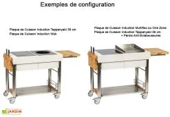 Indu+ Chariot Pour Cuisine Extérieure Aluminium Et Teck ServeBoy Duo 9 Indu+ Chariot Pour Cuisine Extérieure Aluminium Et Teck ServeBoy Duo -magasin de mobilier d'extérieur chariot teck aluminium cuisine exterieure indu plus servboy duo 5