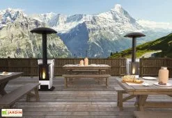 L'Art Du Jardin Parasol Chauffant à Pellets Vulcano Hotspot 14,8 KW + Diffuseur 7 L'Art Du Jardin Parasol Chauffant à Pellets Vulcano Hotspot 14,8 KW + Diffuseur -magasin de mobilier d'extérieur chauffage exterieur parasol chauffant pellets 14kw 3