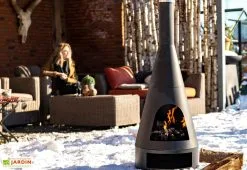 Redfire Cheminée D’extérieur En Acier Kingston - ø 43 X 125 Cm