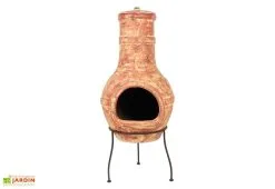 La Hacienda Braséro Cheminée De Jardin En Argile Ray Large