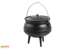 CooKking Cocotte En Fonte Naturelle Style Chaudron Africain - 6, 9 Ou 13L