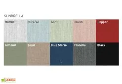 Umbrosa Parasol Rond Rotatif 360° 300 Cm - Eclipsum Toile Sunbrella -magasin de mobilier d'extérieur coloris toile sunbrella umbrosa 4