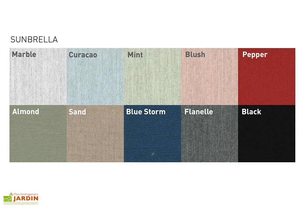 Umbrosa Voile D'ombrage Carrée 3 X 3 M - Ingenua Sunbrella 2 Umbrosa Voile D'ombrage Carrée 3 X 3 M - Ingenua Sunbrella – Image 2