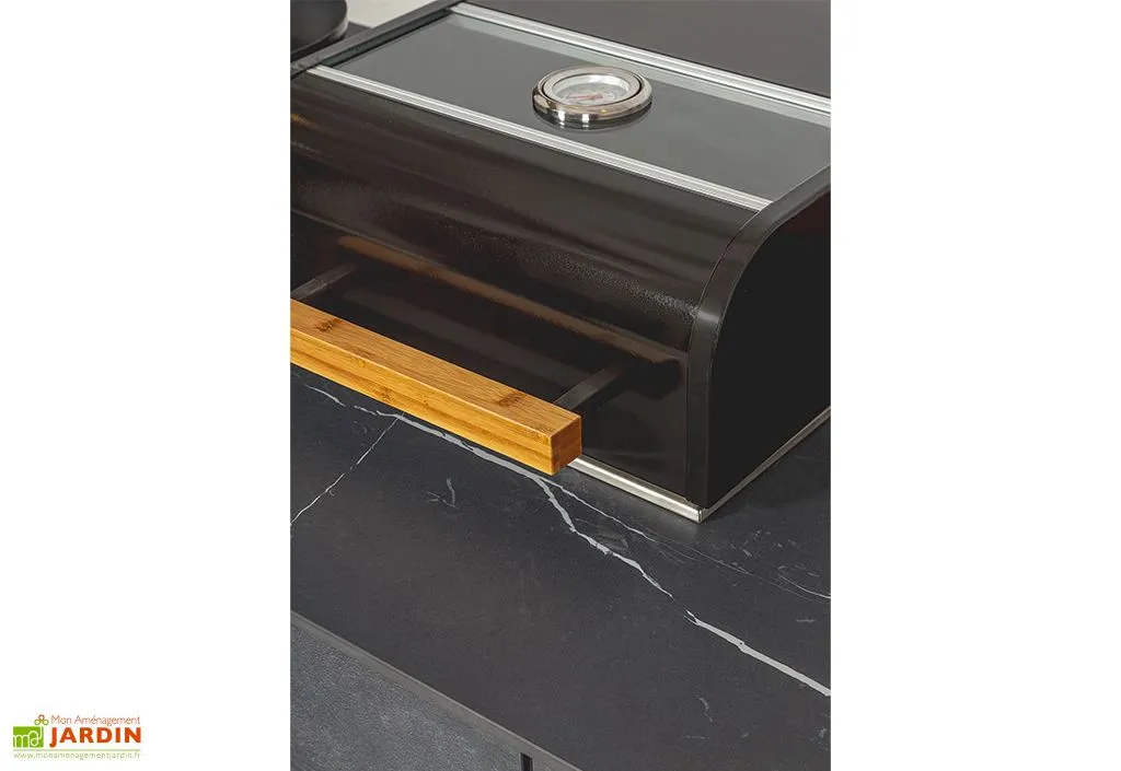 Cana Concept Cuisine Extérieure Professionnelle à 4 Modules GREY CANA Style + Housse 4 Cana Concept Cuisine Extérieure Professionnelle à 4 Modules GREY CANA Style + Housse – Image 4